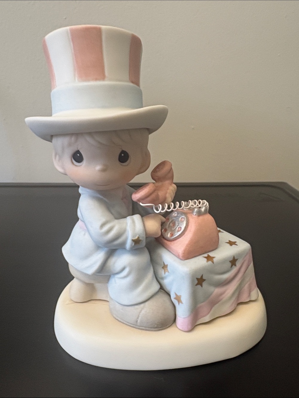 Precious Moments “ Let Freedom Ring” Porcelain Figurine #681059 - Preused